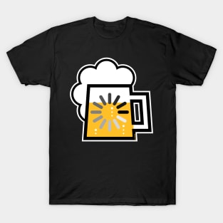 Beer Loading (Drinking In Progress / Icon / | ) T-Shirt